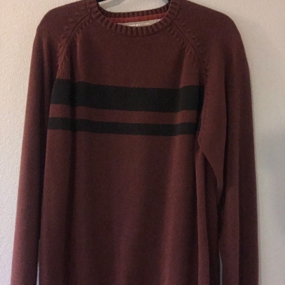 burgundy sweater